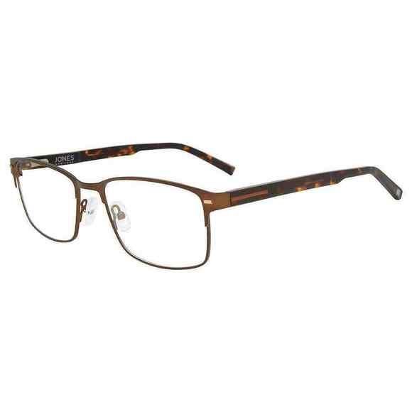 JONES MEN OPTICAL J356 Eyeglasses BROWN-0BRO 56mm
